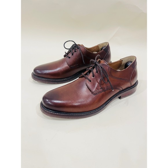 Johnston & Murphy Signature Series Mens Brown Leather Dress Shoes 9M - Picture 1 of 5